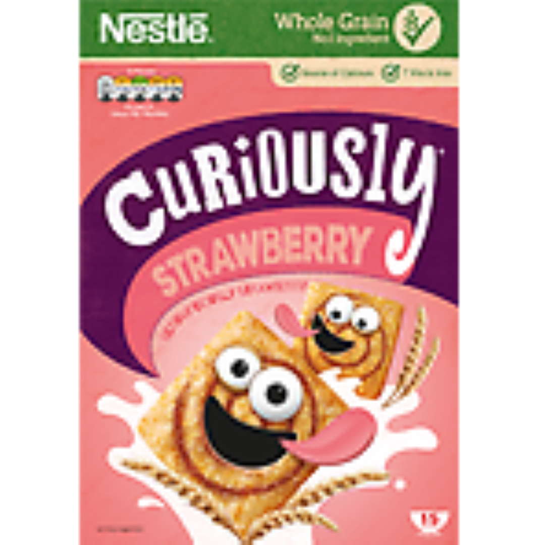 NESTLE CURIOUSLY STRAWBERRY 450G